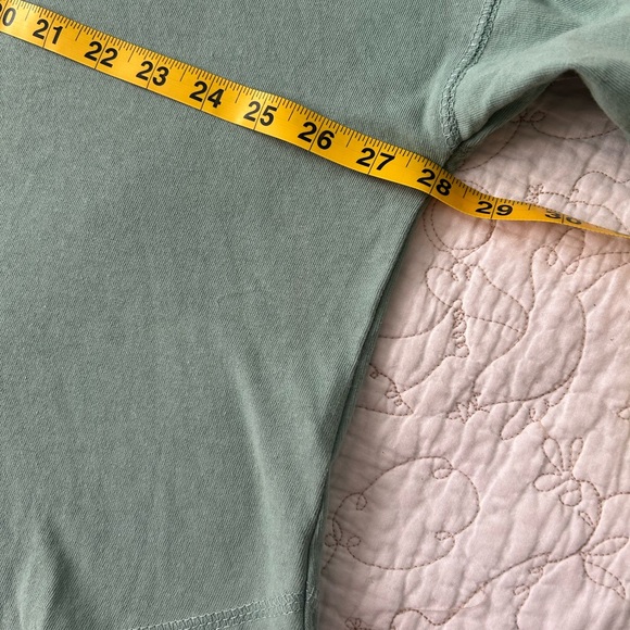 NWT Easel Los Angeles Aqua Star Studded Swing Top Oversized Balloon Sleeve M - Picture 3 of 8